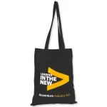 Flat Model Black Cotton Bag – Leading
