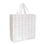 Heat Sealed Laminated Dotted Design Stock Bag