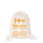 Natural Cotton Drawstring Backpack – Sunglasses