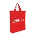 Biodegradable Red Nonwoven Bag With Gussets
