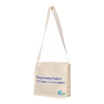 Natural Cotton Canvas Postman Bag